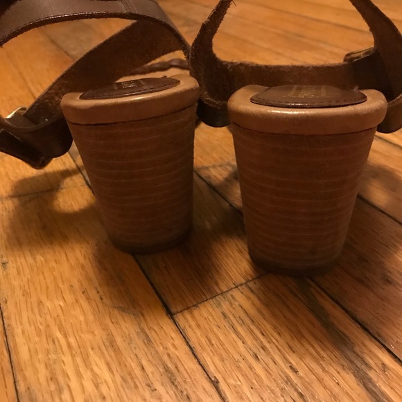 TOPSHOP block heel leather strappy sandal - Picture 5 of 6